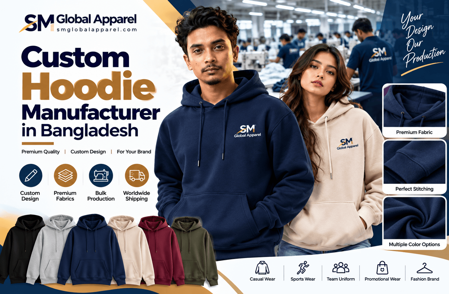 Custom Hoodie Manufacturing in Bangladesh