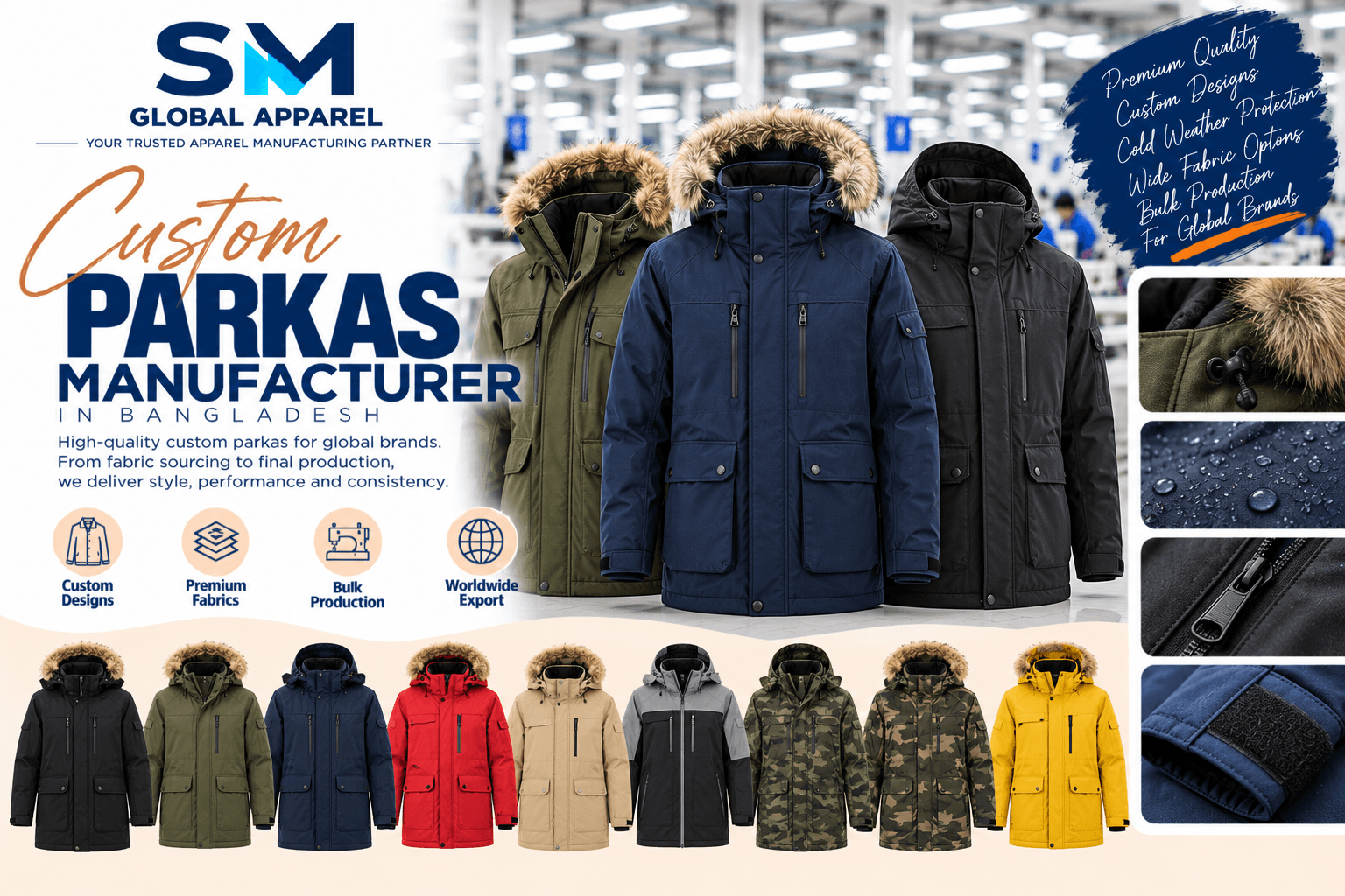 Sub-zero arctic parkas and tailored winter coats showcase