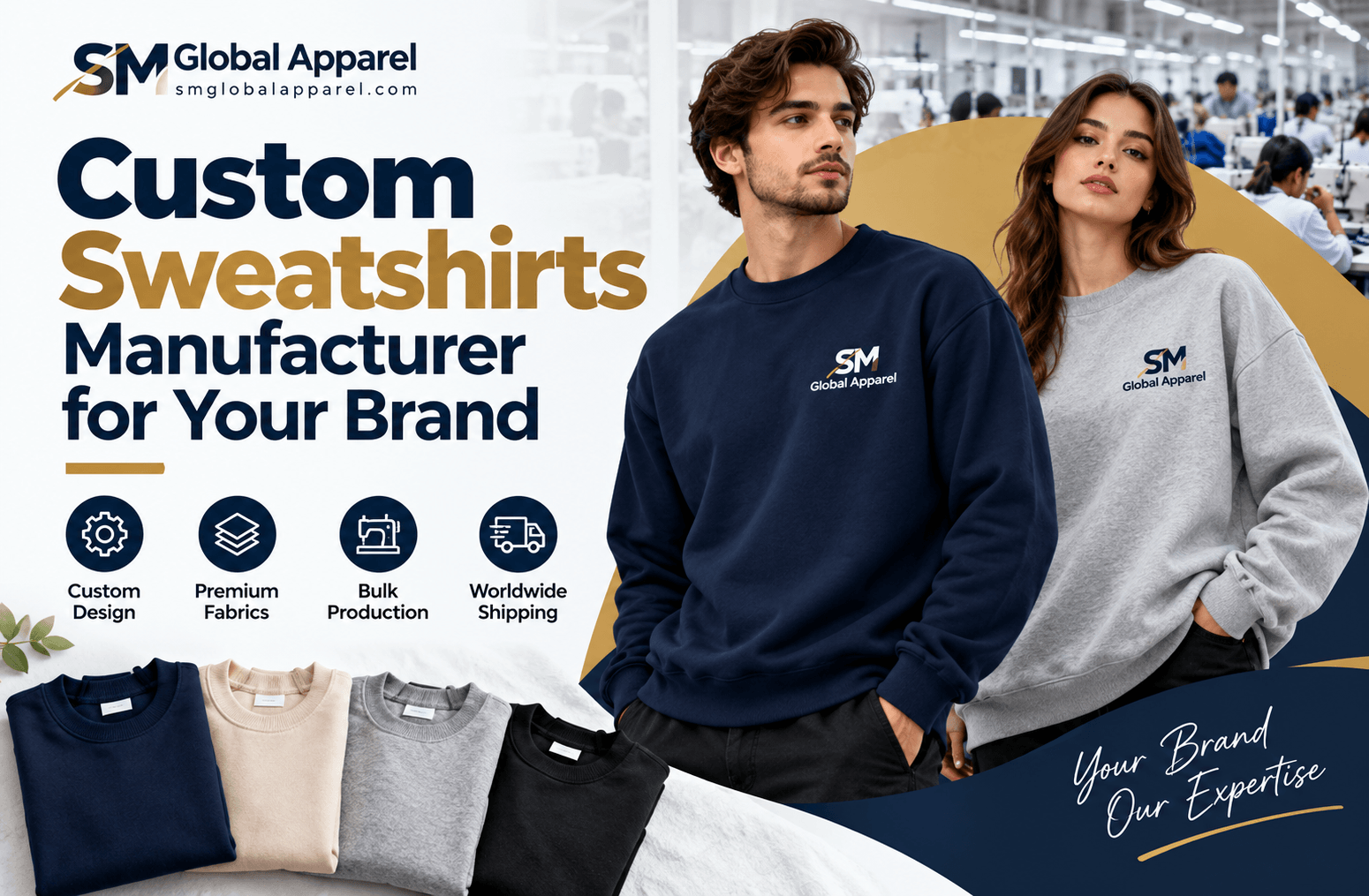 Custom Sweatshirts Manufacturing in Bangladesh