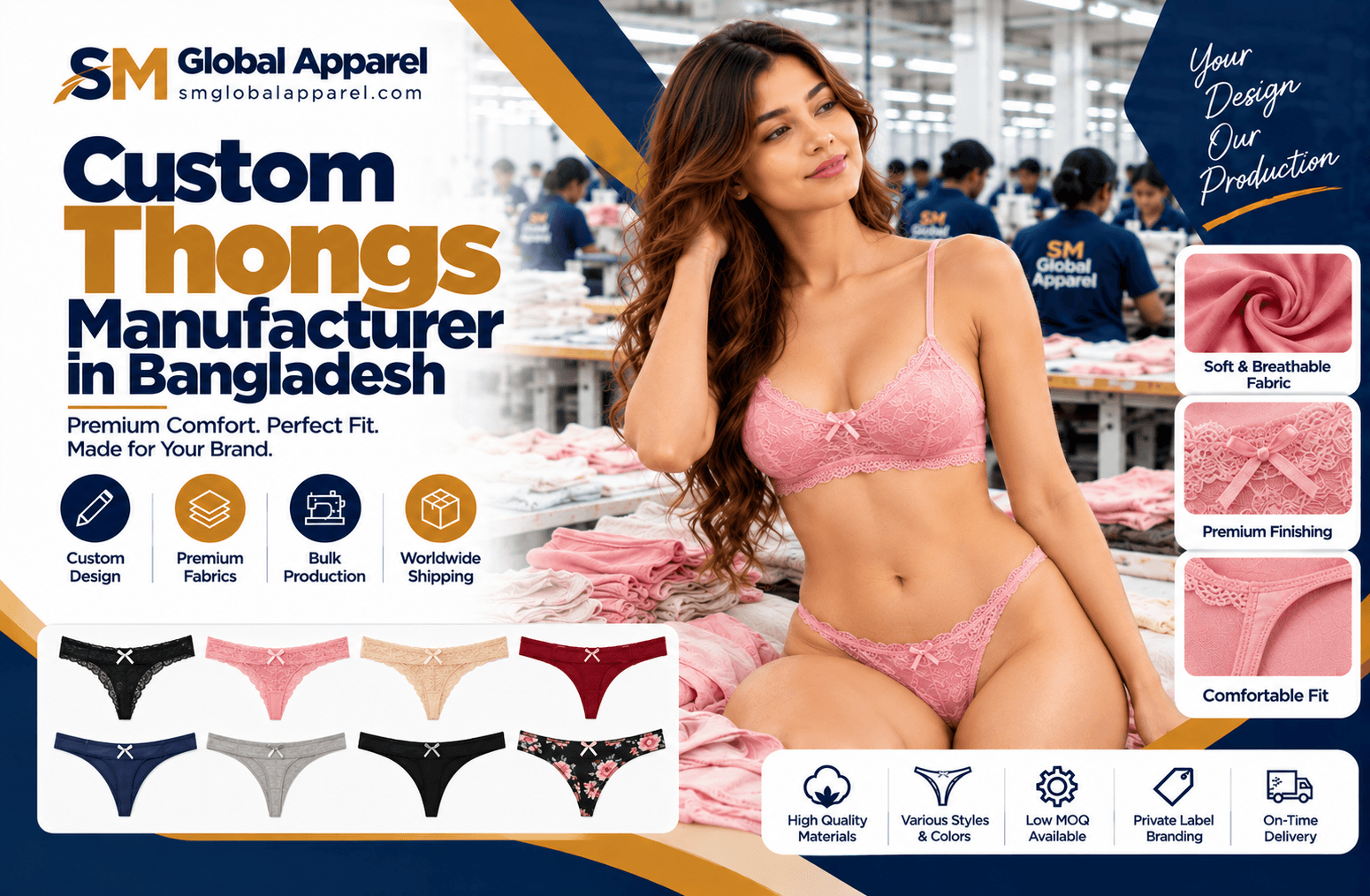 Custom Thongs Manufacturing in Bangladesh