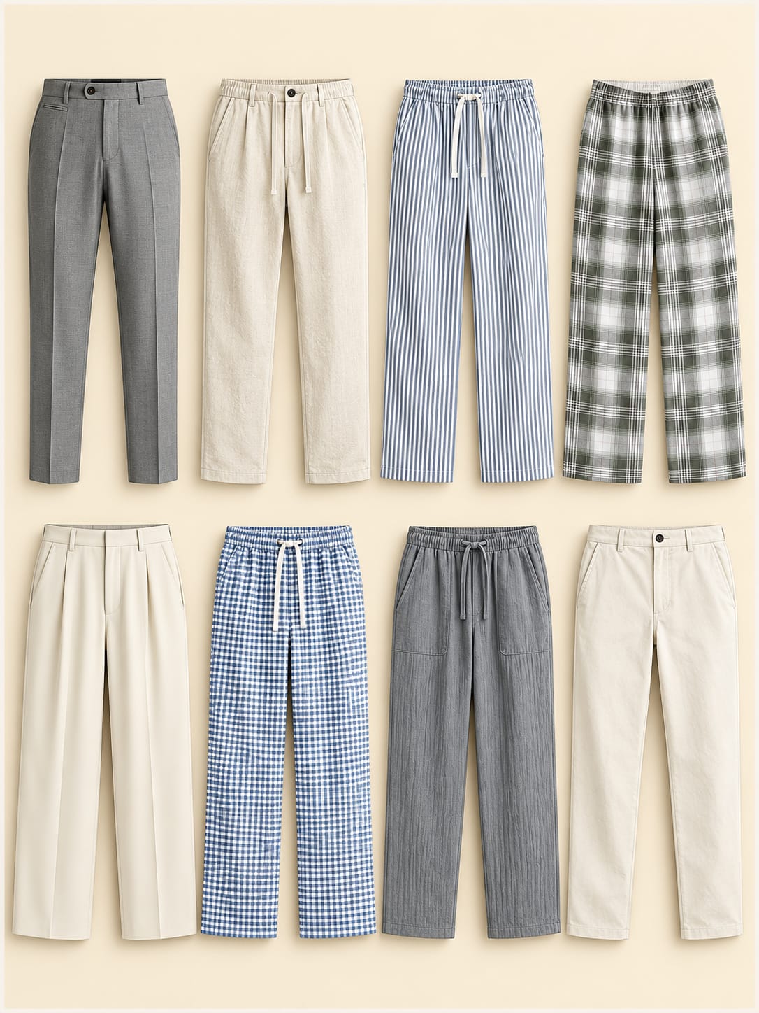 Formal trousers for custom apparel manufacturing