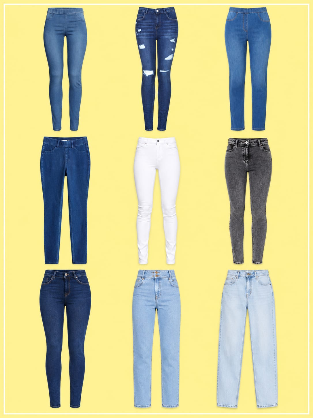 Custom stretch denim jeggings and pull-on jean leggings manufacturing in Bangladesh