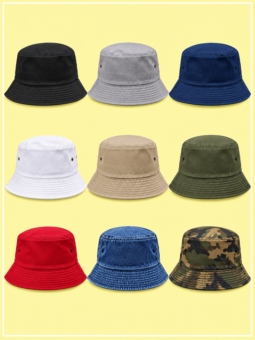 Custom bucket hat design for private label headwear brands