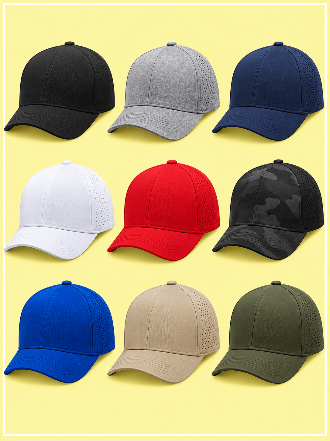 Custom stretch-fit cap design for private label headwear brands