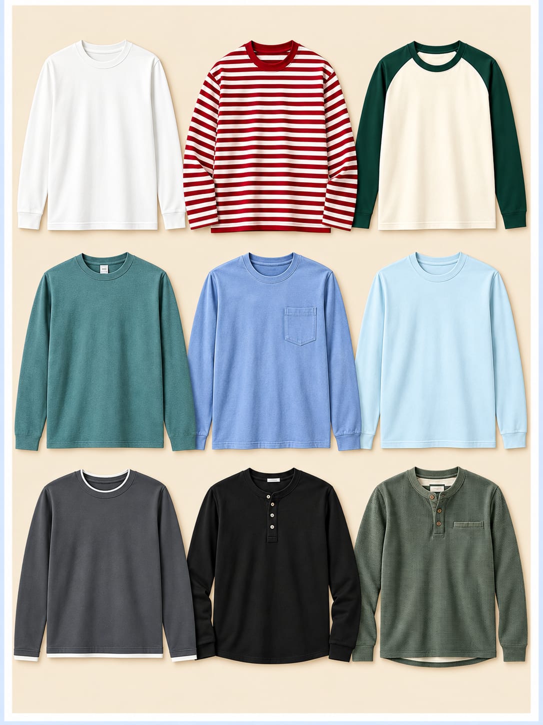 Custom Long-Sleeve T-shirt Manufacturer in Bangladesh