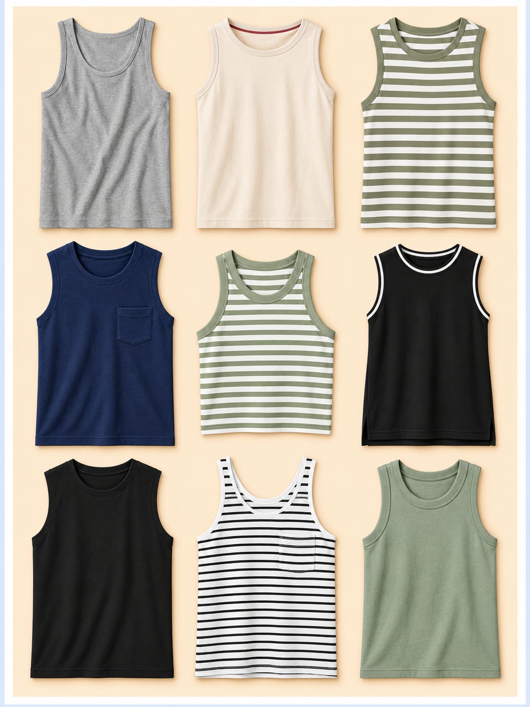 SM Global Apparel custom tank top manufacturer banner