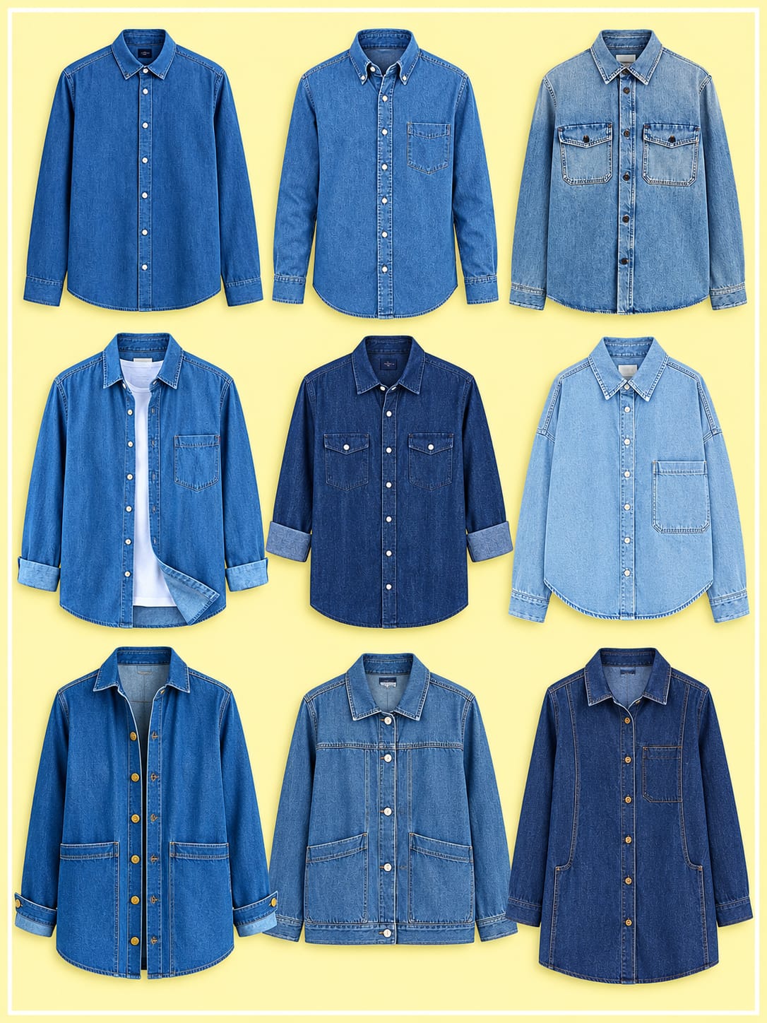 Custom western denim shirts and chambray button-downs manufacturing in Bangladesh