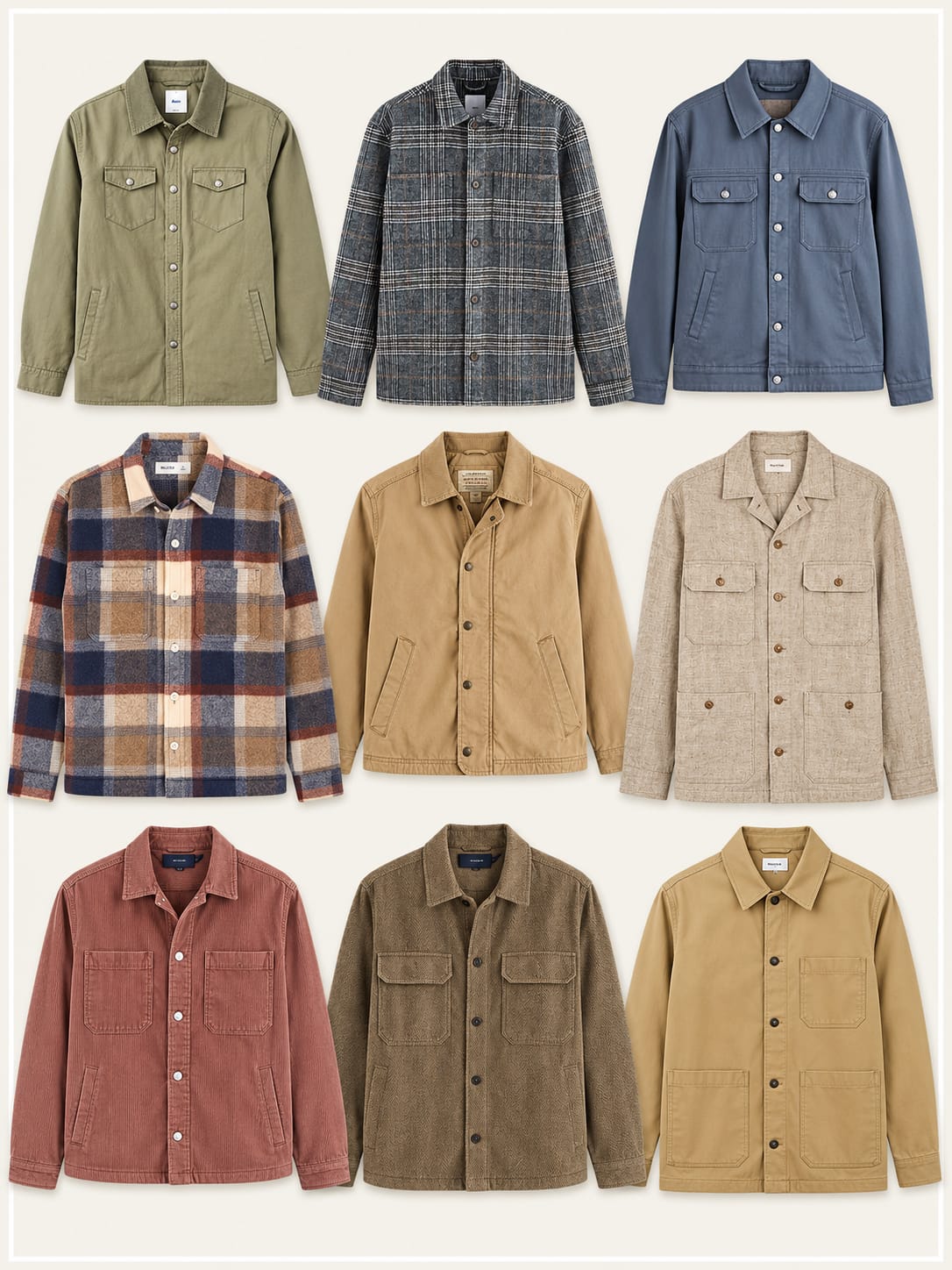 Shirt Jackets / Overshirts manufacturing
